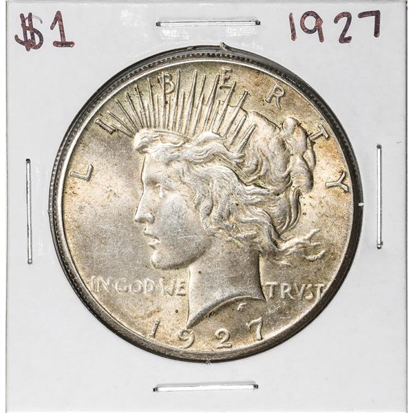 1927 $1 Peace Silver Dollar Coin