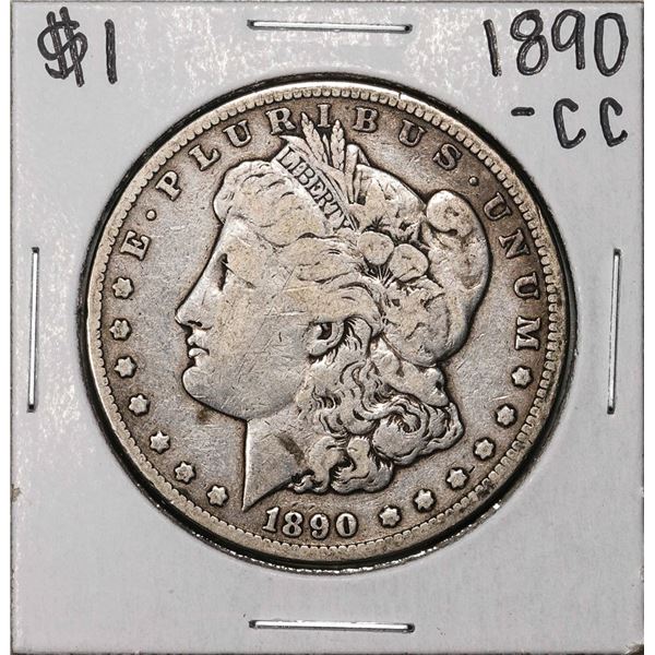 1890-CC $1 Morgan Silver Dollar Coin