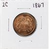 Image 1 : 1867 Two Cent Piece Coin