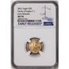 Image 1 : 2021 Type 1 $5 American Gold Eagle Coin NGC MS70 Early Releases