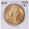 1904-S $20 Liberty Head Double Eagle Gold Coin