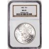 Image 1 : 1882 $1 Morgan Silver Dollar Coin NGC MS65