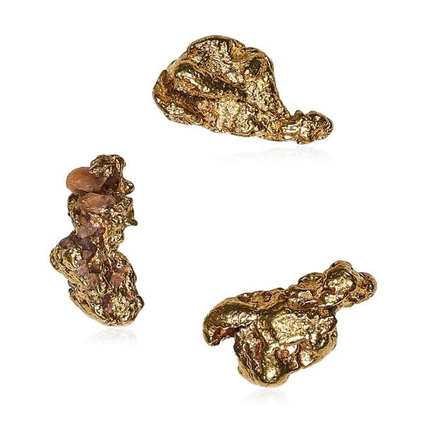 Gold Nuggets 2.41 Grams Total Weight