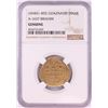 Image 1 : AH451-492 Ghaznavid Dinar A-1637 Ibrahim Gold Coin NGC Genuine