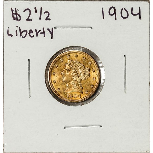 1904 $2 1/2 Liberty Head Quarter Eagle Gold Coin