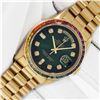 Image 3 : Rolex Men's 18K Yellow Gold Diamond and Gemstone Day Date Presidential Wristwatch