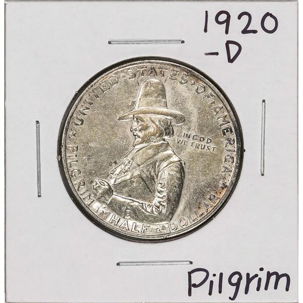 1920-D Pilgrim Tercentenary Commemorative Half Dollar Coin