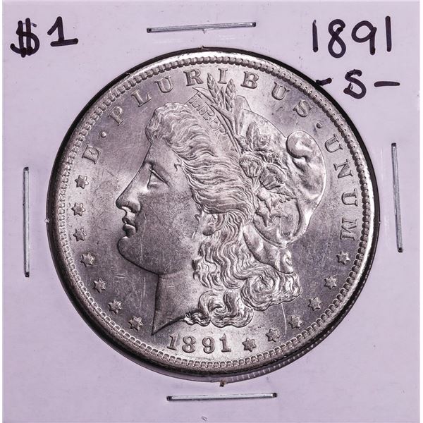 1891-S $1 Morgan Silver Dollar Coin