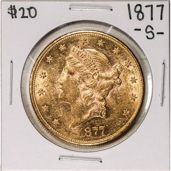 1877-S $20 Liberty Head Double Eagle Gold Coin