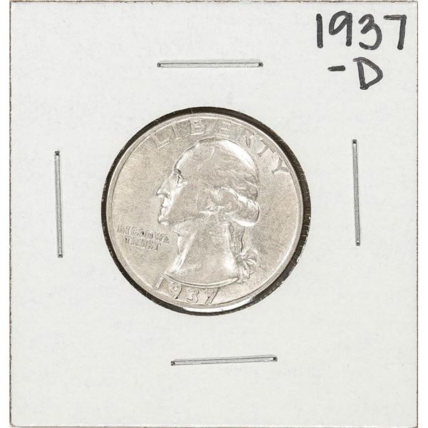 1937-D Washington Quarter Coin