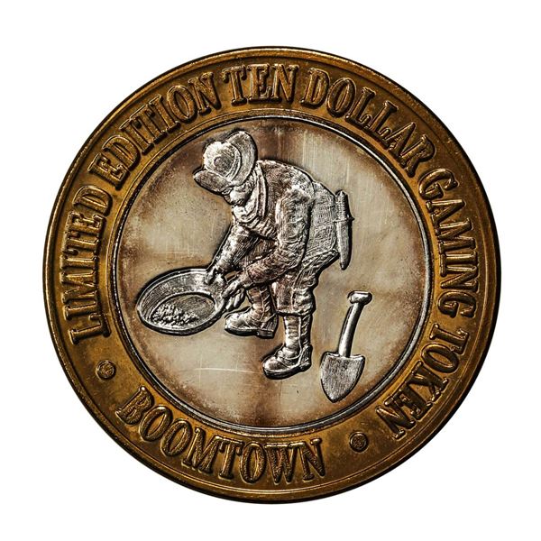 .999 Silver Boomtown Hotel and Casino $10 Casino Limited Edition Gaming Token
