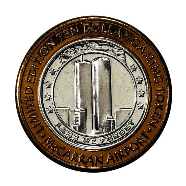 .999 Silver McCarran International Airport Las Vegas, NV $10 Limited Casino Token