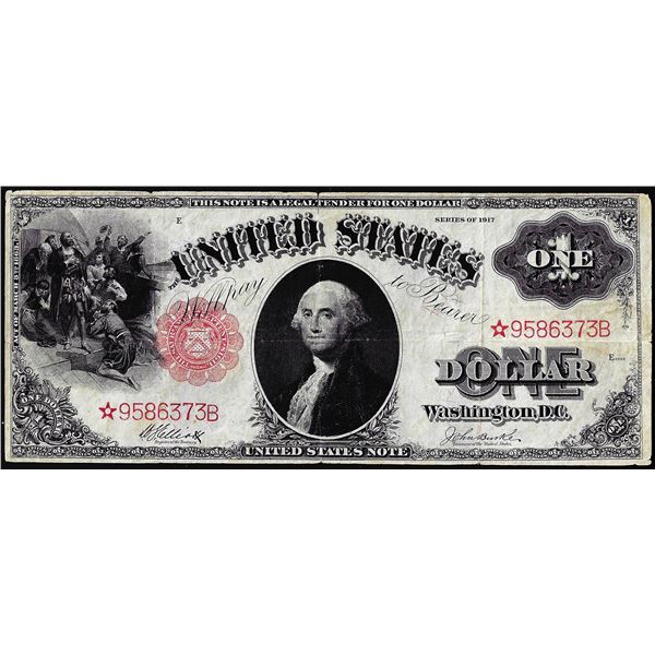 1917 $1 Legal Tender STAR Note