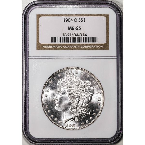 1904-O $1 Morgan Silver Dollar Coin NGC MS65