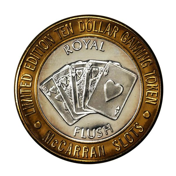 .999 Silver McCarran International Airport Las Vegas, NV $10 Limited Casino Token