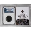 Image 1 : 1710-13-D French Colonies 30 Denar New World Hoard NGC Genuine with Story Box