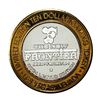 Image 2 : .999 Silver The New Frontier Las Vegas $10 Casino Limited Edition Gaming Token