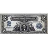 Image 1 : 1899 $2 Mini-Porthole Silver Certificate Note