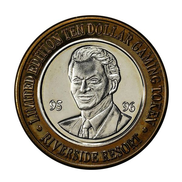 .999 Silver Riverside Resort Hotel & Casino $10 Limited Edition Gaming Token