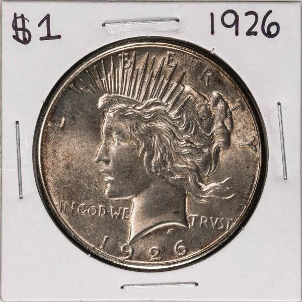 1926 $1 Peace Silver Dollar Coin