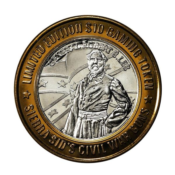 .999 Silver Sierra Sid's Sparks, Nevada $10 Casino Limited Edition Gaming Token