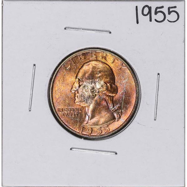 1955 Washington Quarter Coin Nice Toning