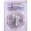 Image 1 : 2021-(S) Type 2 $1 American Silver Eagle Coin PCGS MS69 First Strike Emergency Issue