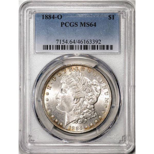 1884-O $1 Morgan Silver Dollar Coin PCGS MS64