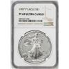 Image 1 : 1997-P $1 Proof American Silver Eagle Coin NGC PF69 Ultra Cameo