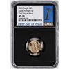Image 1 : 2021 Type-2 $5 American Gold Eagle Coin NGC MS70 First Day of Issue