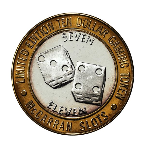 .999 Silver McCarran International Airport Las Vegas, NV $10 Limited Casino Token