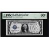 Image 1 : 1928B $1 Funnyback Silver Certificate Note Fr.1602 PMG Choice Uncirculated 63EPQ
