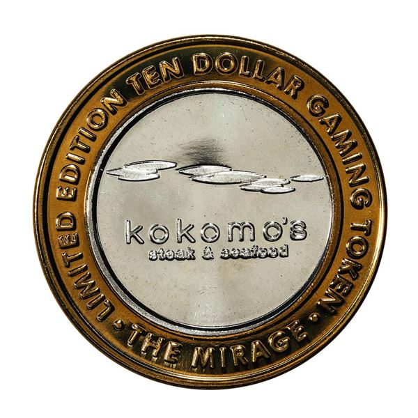 .999 Silver The Mirage Las Vegas, Nevada $10 Casino Limited Edition Gaming Token