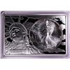 Image 1 : 1994 $1 American Silver Eagle Coin & 2oz Silver Bar Set