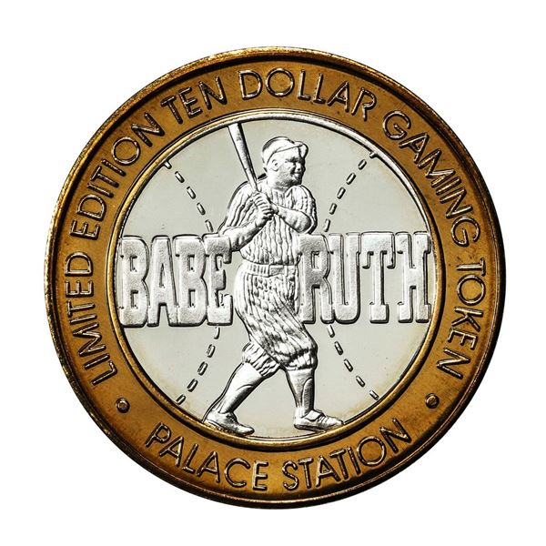 .999 Silver Palace Station Hotel and Casino $10 Casino Limited Edition Gaming Token