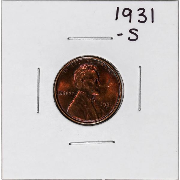 1931-S Lincoln Wheat Cent Coin