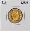 Image 1 : 1834 $5 Classic Head Half Eagle Gold Coin