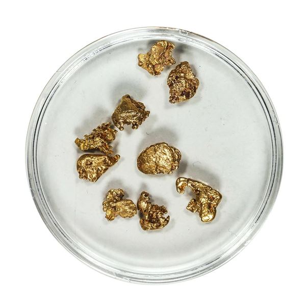 Gold Nuggets 4.00 Grams Total Weight
