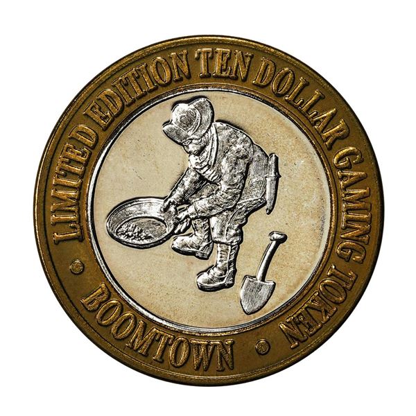 .999 Silver Boomtown Hotel & Casino Las Vegas $10 Limited Edition Gaming Token