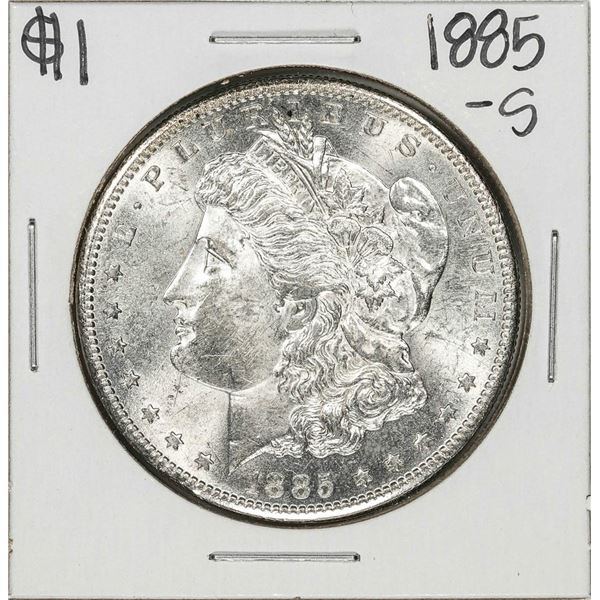 1885-S $1 Morgan Silver Dollar Coin
