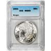 Image 1 : 1921 $1 Morgan Silver Dollar Coin ICG MS65