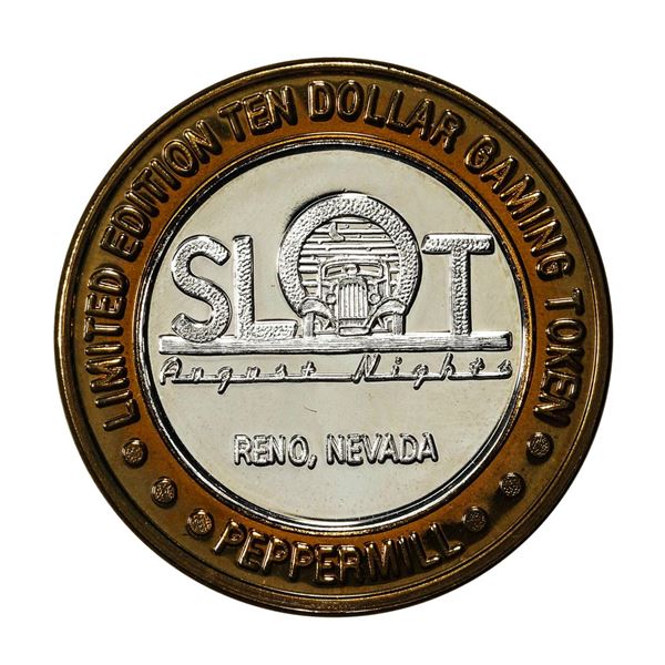 .999 Fine Silver Peppermill Reno, Nevada $10 Limited Edition Gaming Token