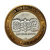 Image 2 : .999 Fine Silver Gold Coast Las Vegas, Nevada $10 Casino Limited Edition Gaming Token