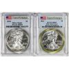 Image 1 : Lot of 2010 & 2011 $1 American Silver Eagle Coins PCGS MS69 First Strike