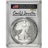 Image 1 : 2021-S Type 2 $1 American Silver Eagle Coin PCGS PR70DCAM Emily Damstra Signature FS