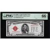 Image 1 : 1928E $5 Legal Tender Note Fr.1530 PMG Gem Uncirculated 66EPQ
