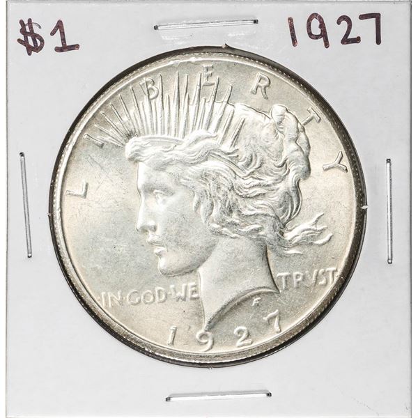 1927 $1 Peace Silver Dollar Coin