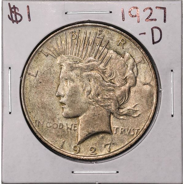 1927-D $1 Peace Silver Dollar Coin