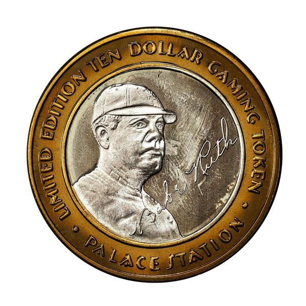 .999 Silver Palace Station Hotel and Casino $10 Casino Limited Edition Gaming Token