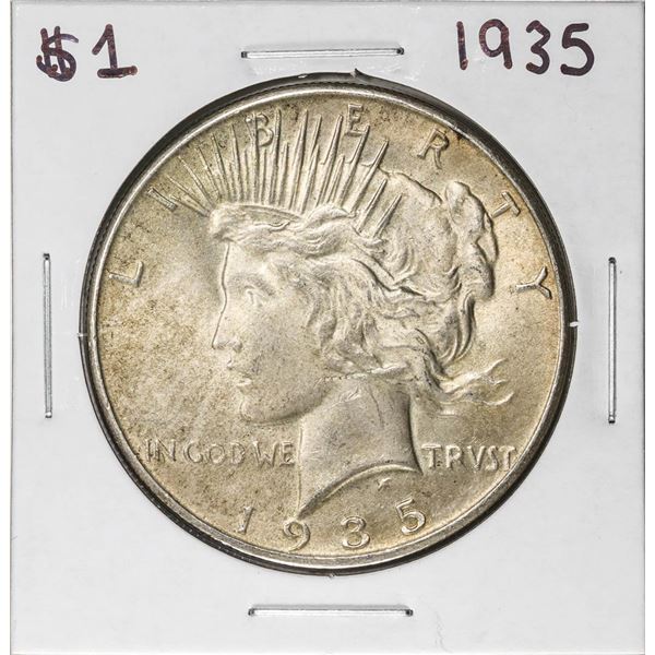 1935 $1 Peace Silver Dollar Coin